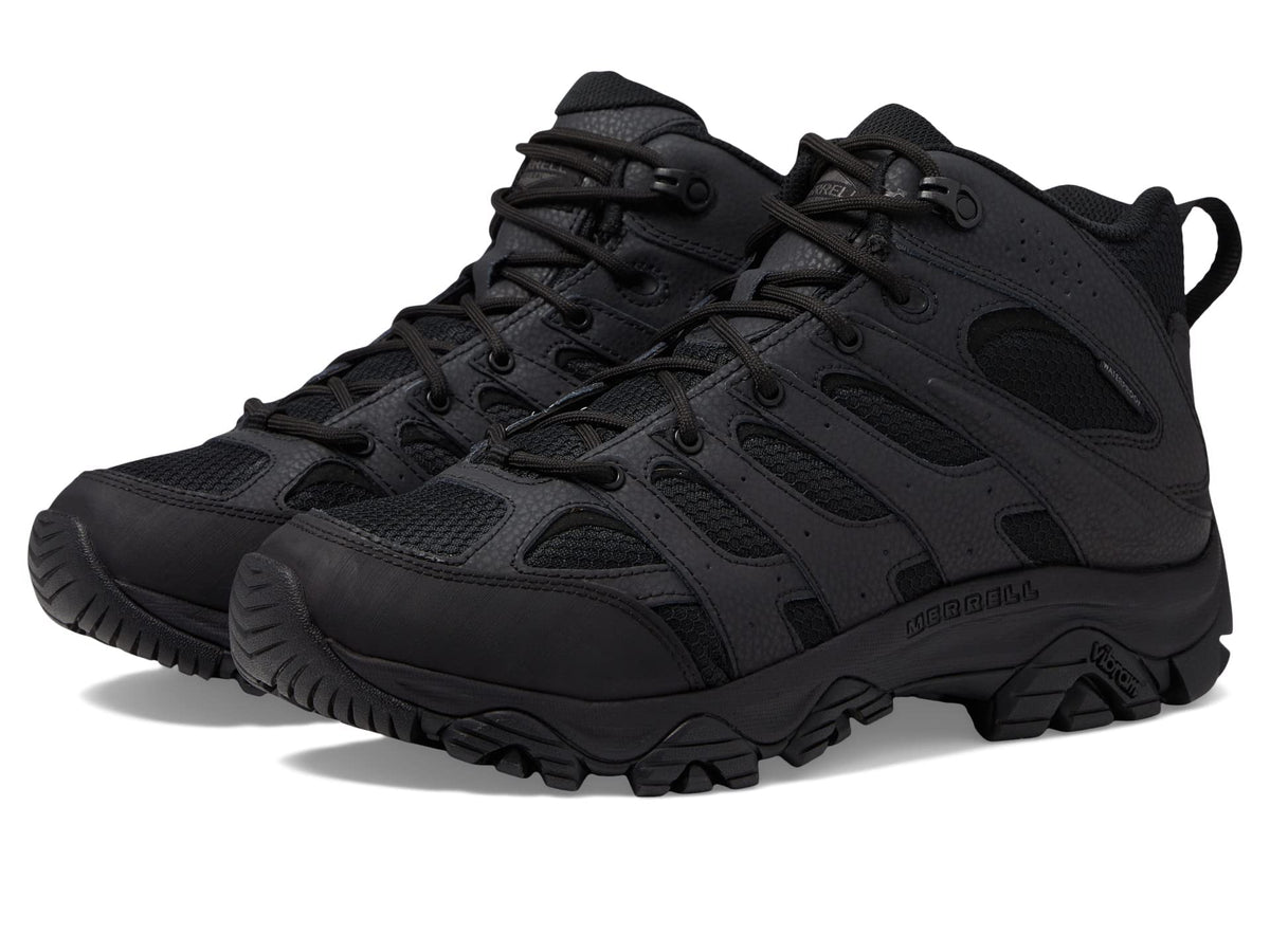 Waterproof Coated Leather & Mesh Mid Boots M919060