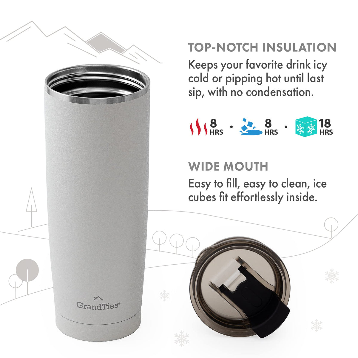 Insulated Stainless Steel Travel Tumbler 20oz M7120