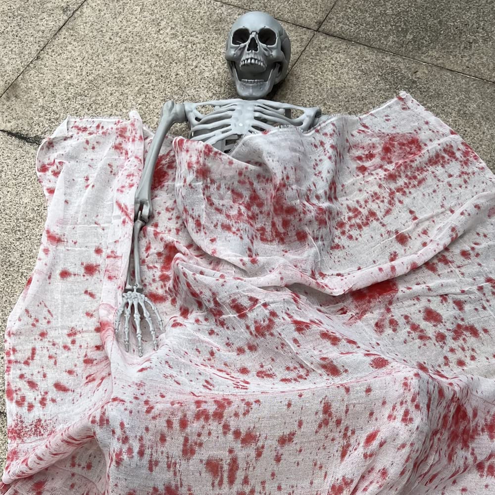 5.4Ft Life Size Human Skeleton with Movable Joints W4960
