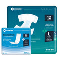 Adult Diapers Large 12 Count & Booster Pads 26 Count Y426536