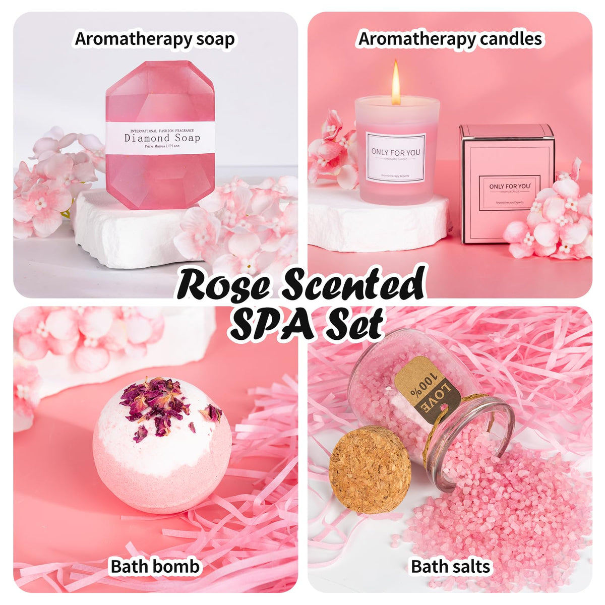 Pink Self-Care Spa Kit S95629