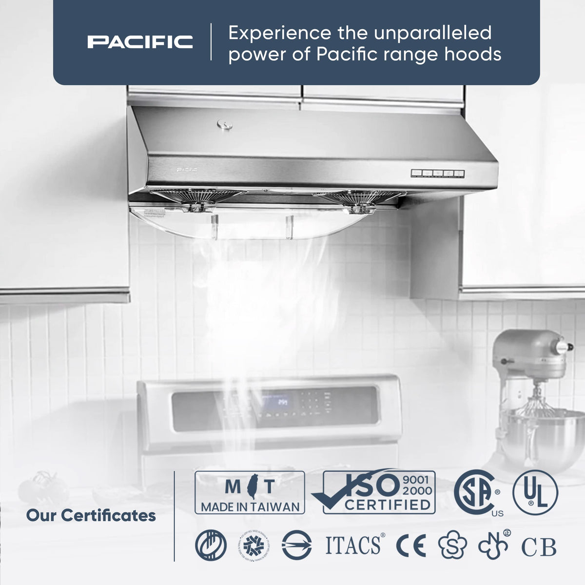 30 Inch 900 CFM Stainless Steel Under Cabinet Range Hood A40937
