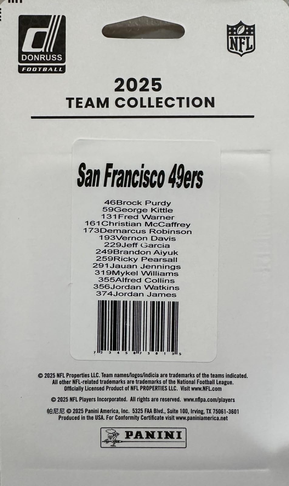 14 Card Team Set B82218