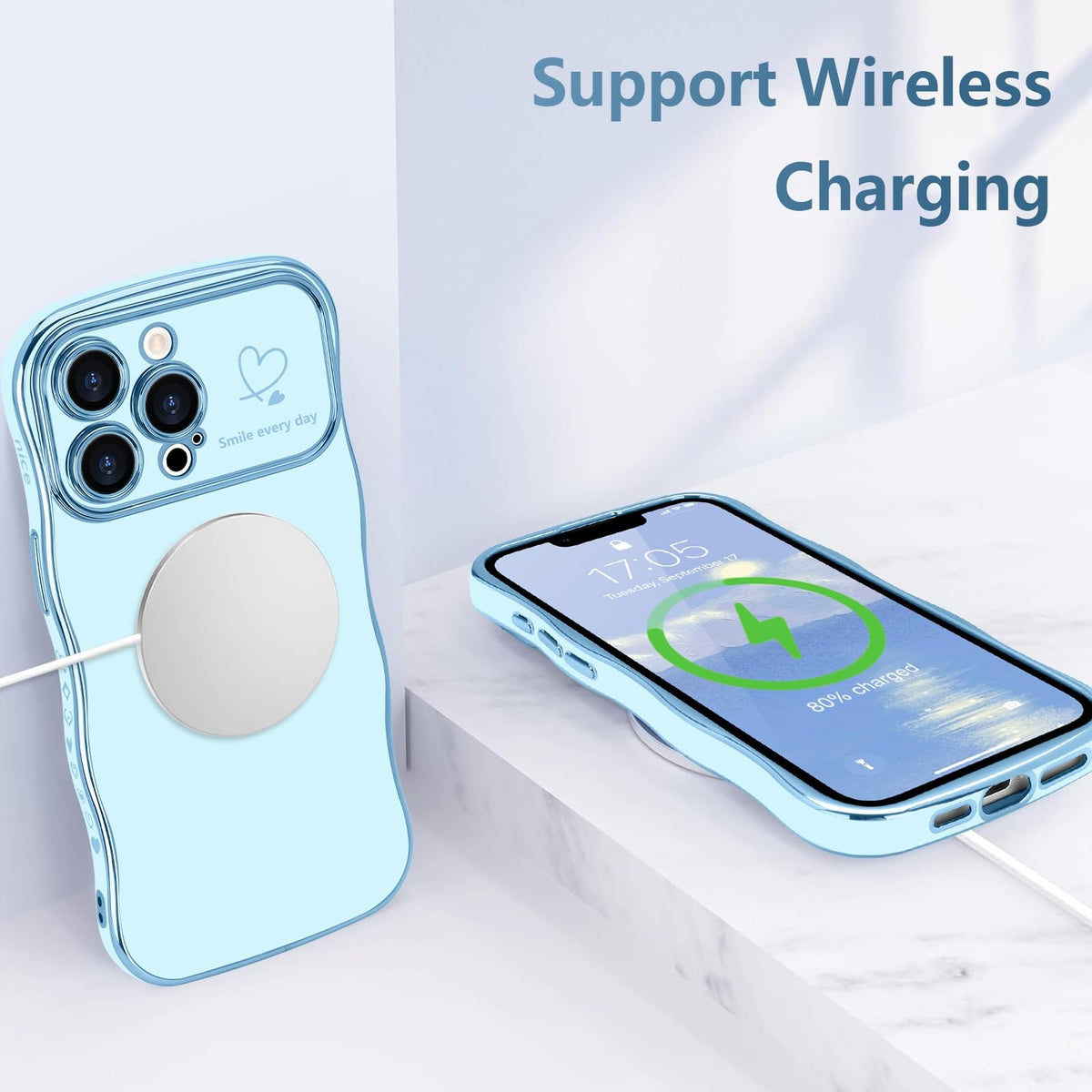iPhone 13 Pro Max Case Baby Blue L227