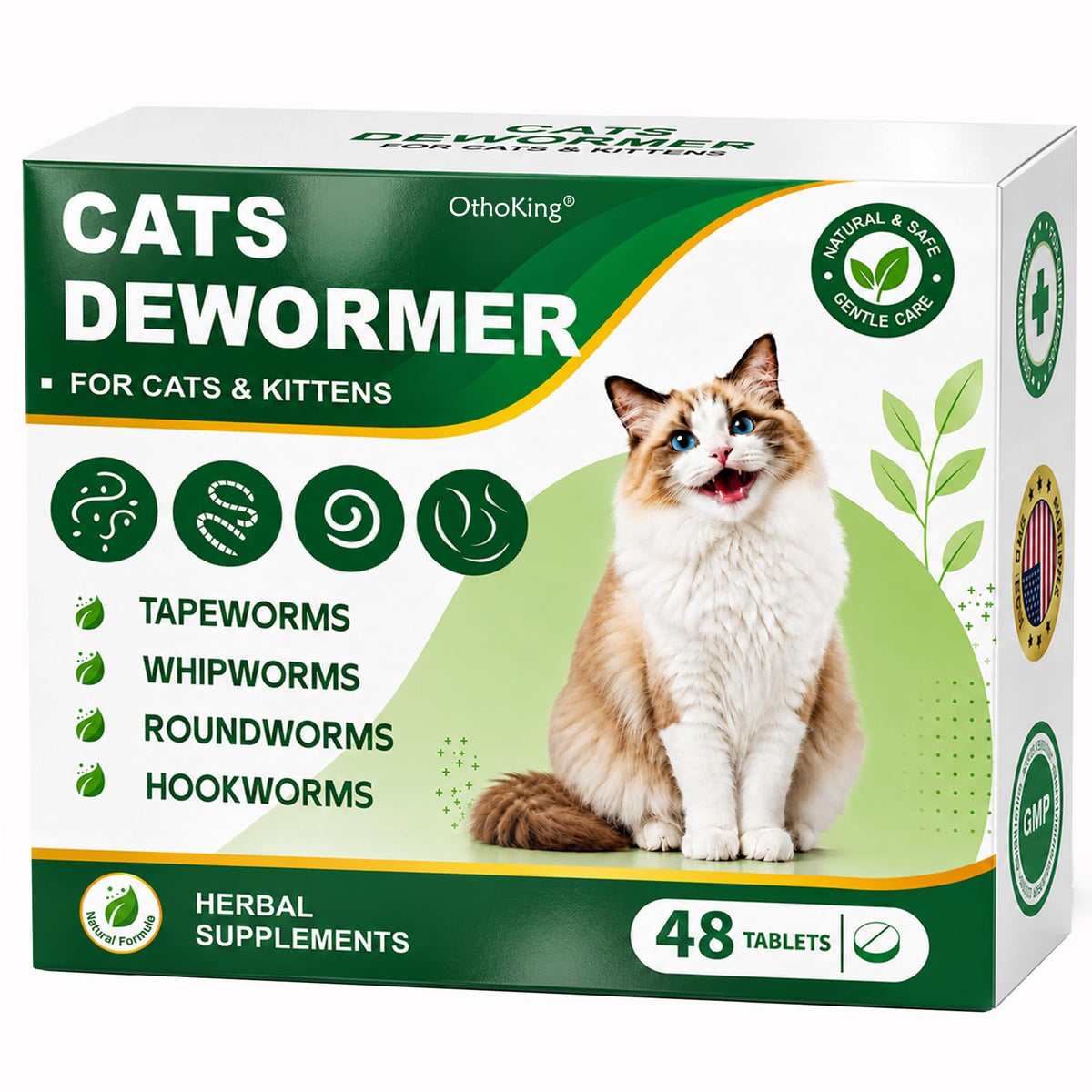 Cat Dewormer Tablet 48 Tablets S921