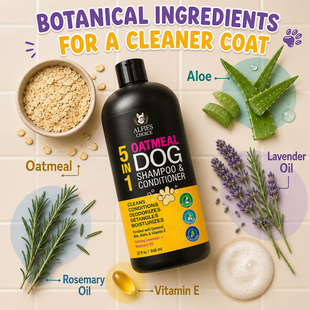 Oatmeal Dog Shampoo and Conditioner with Aloe 32 fl oz G670659