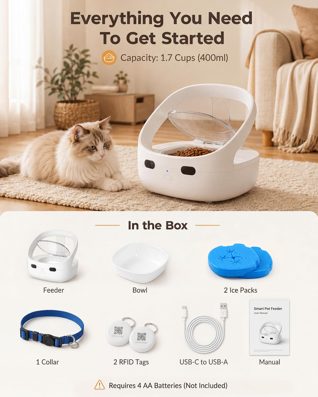 RFID Cat Feeder V876131