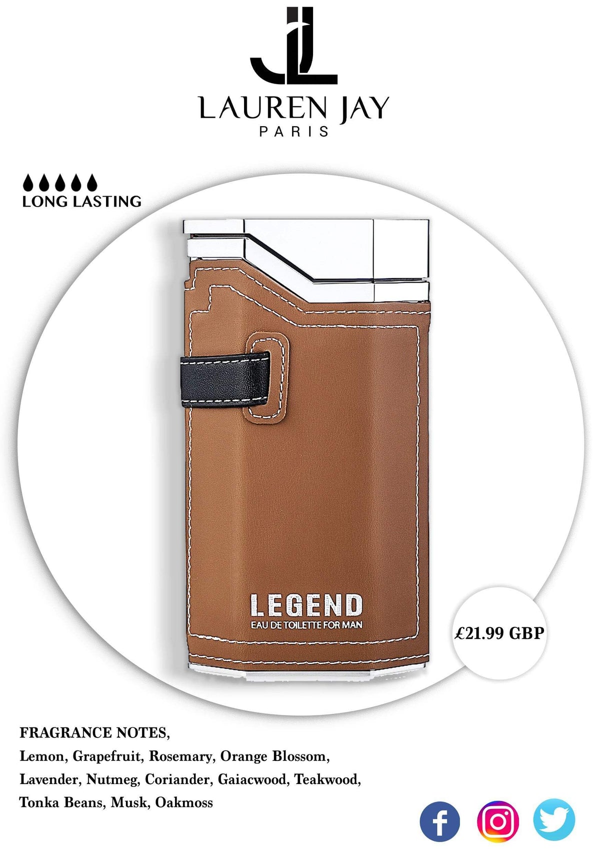 Men Edt 3.3oz I819816