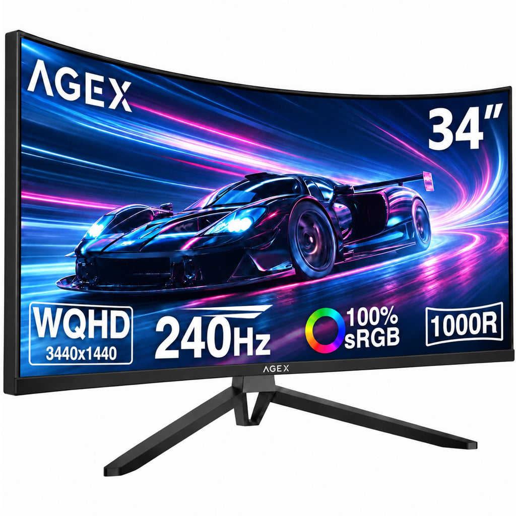 34 Inch WQHD 2K Ultrawide Curved Gaming Monitor 240Hz C5916
