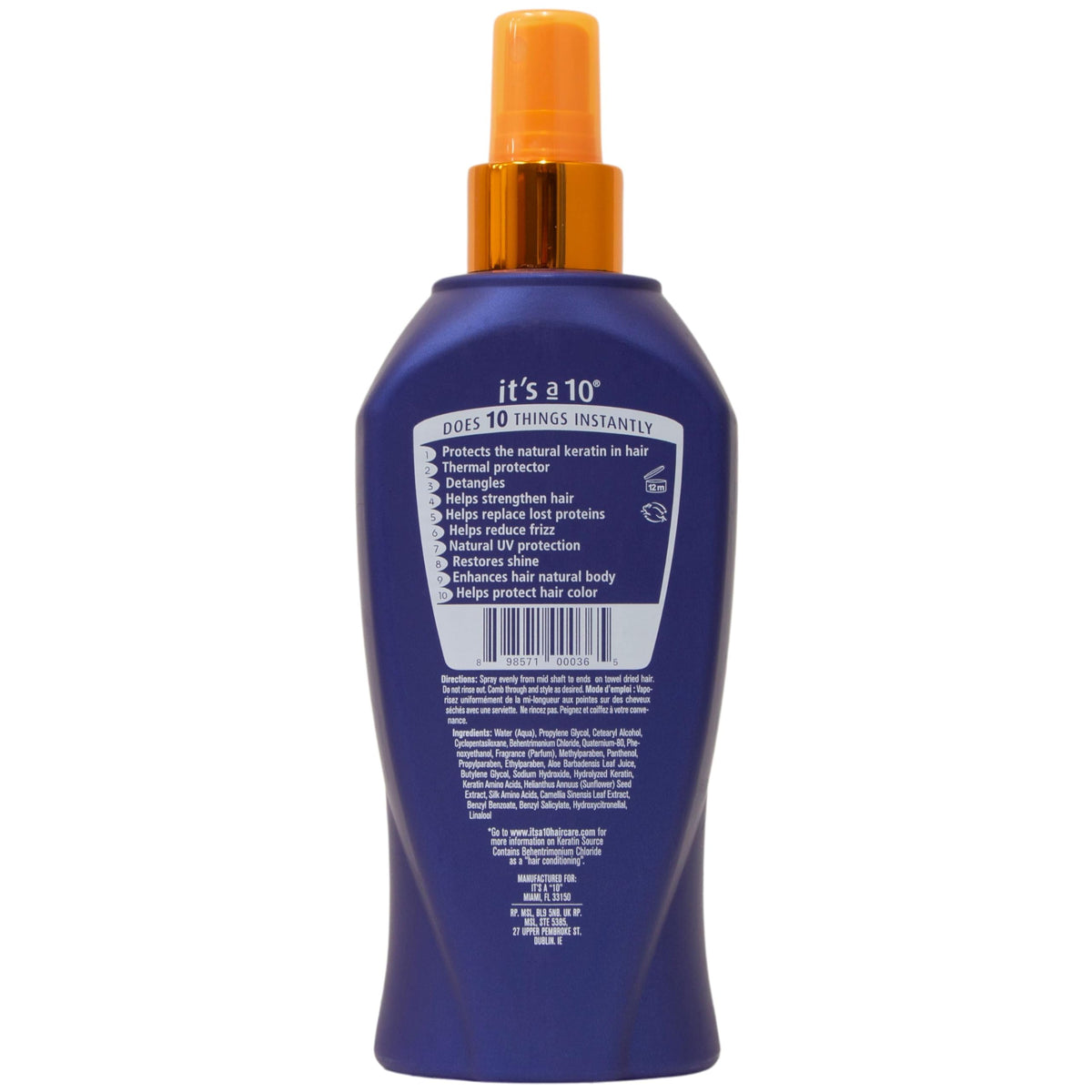 Leave-In Plus Keratin 10 Oz H13473