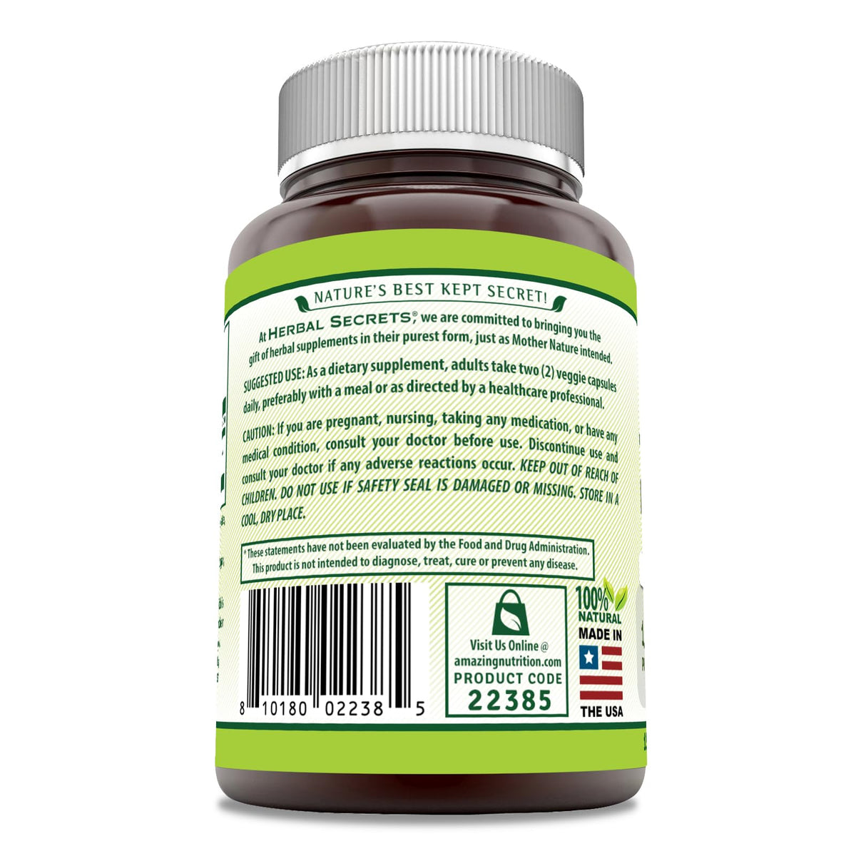 Cinnamon Supplement 1000 Mg 120 Veggie Capsules Q197