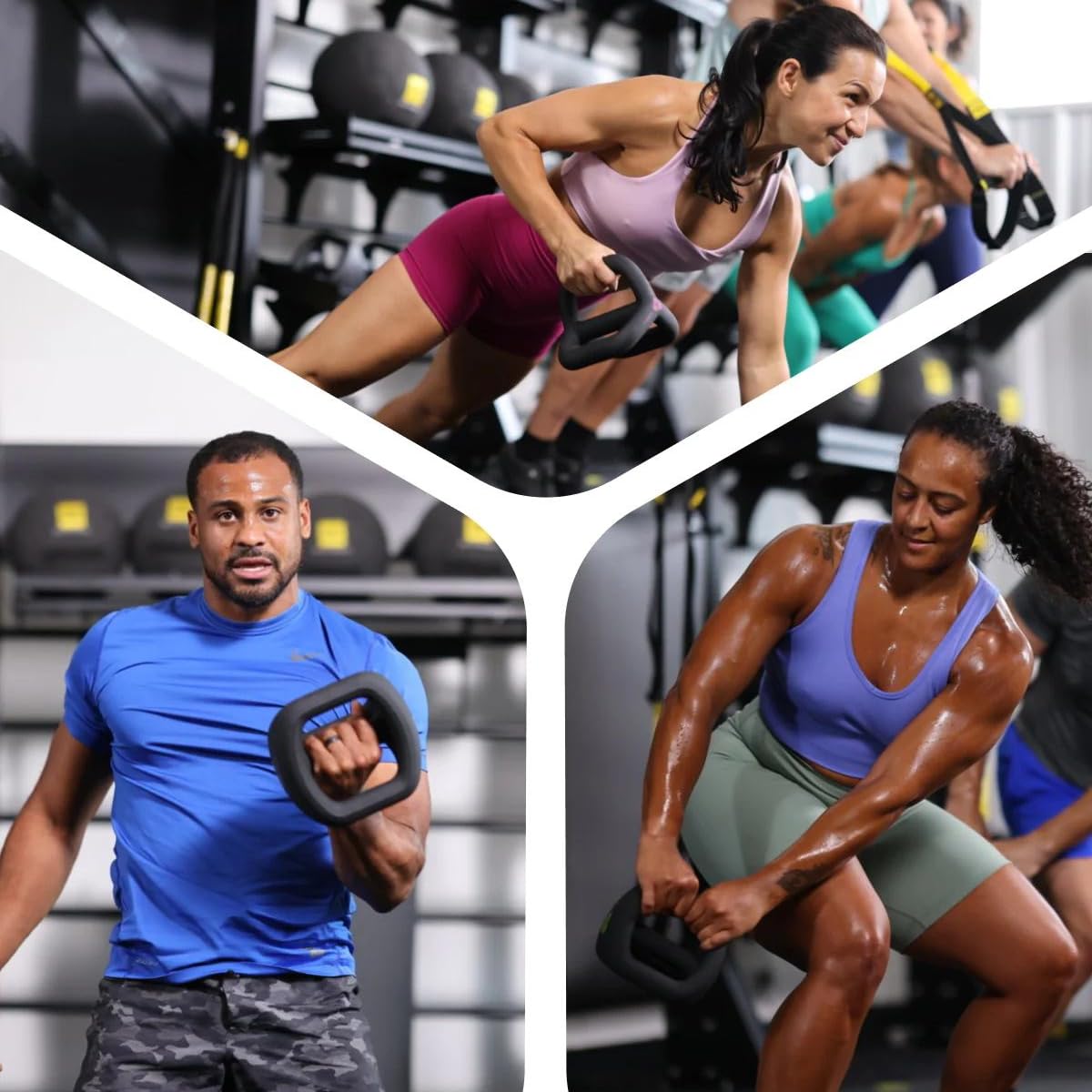 3-in-1 Kettlebell, Dumbbell and Push Up Bar Workout Equipment J5216