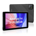 7 Inch Android 14 Tablet 8GB RAM 64GB ROM Black L281610