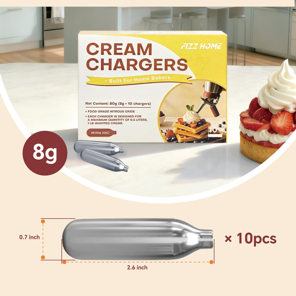10-Pack 8g N2O Cream Chargers L5603