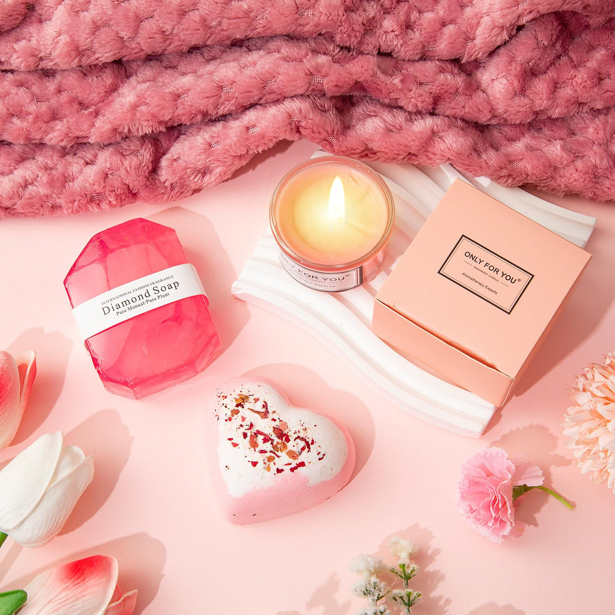 Self Care Gift Set with Blanket S94150