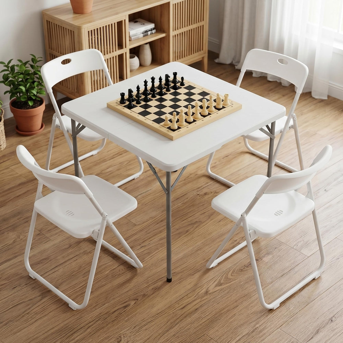 34Inch Square Folding Card Table Z207