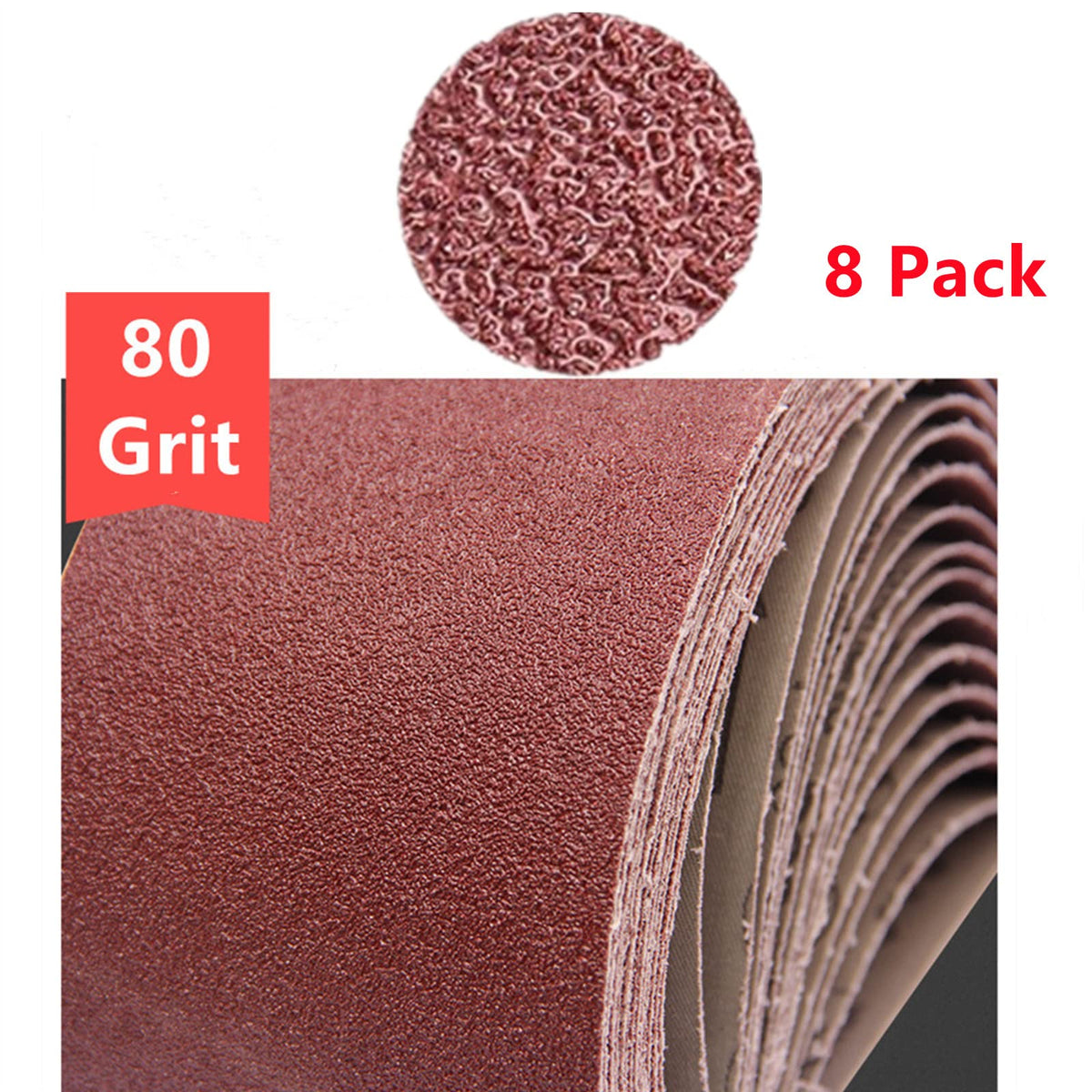 80 Grit 4x36 Inch Sanding Belts M7245