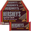 Dark Chocolate with Whole Almonds Candy Bars 1.45 oz 24 Count Y838619