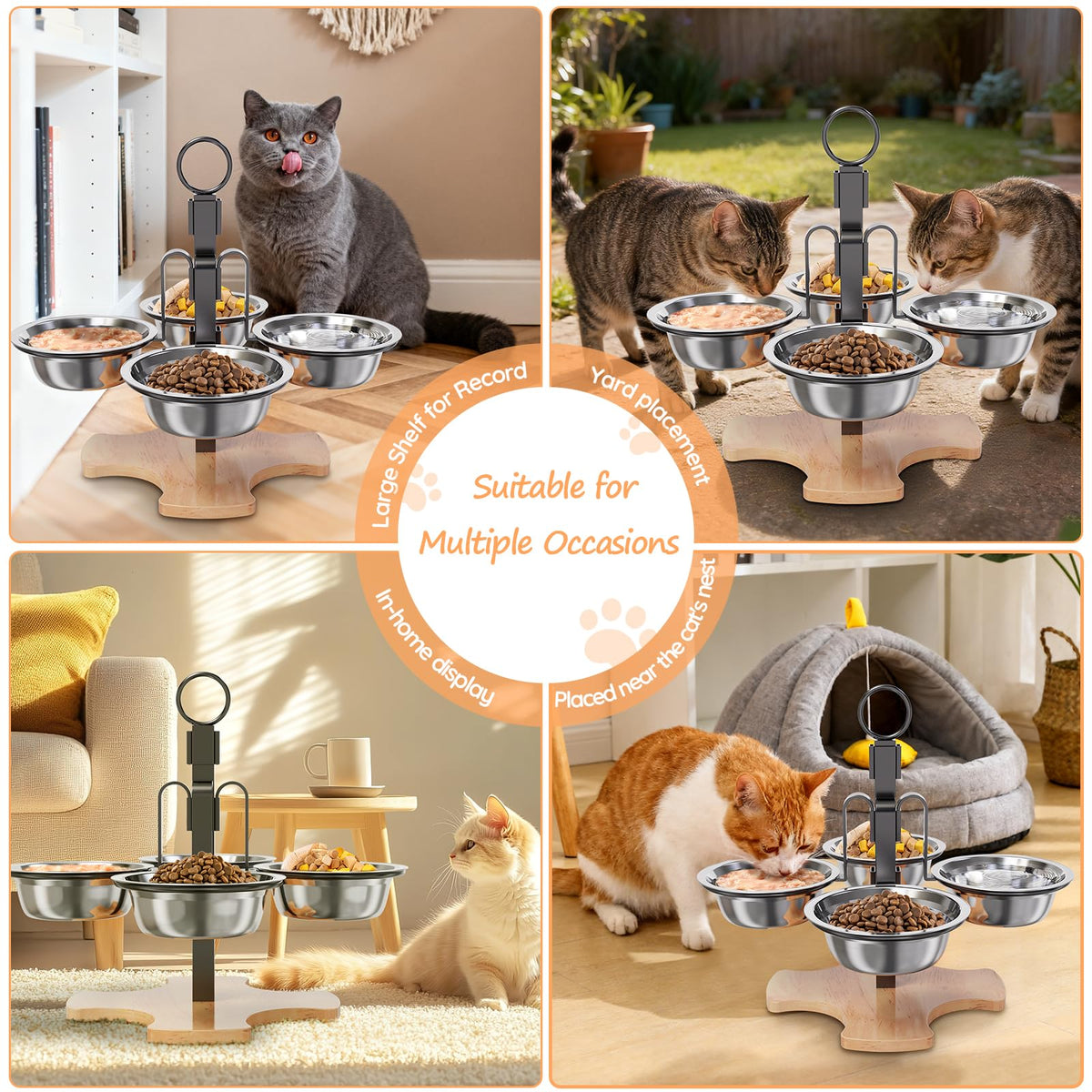 Elevated Cat Bowls with Stand H83529