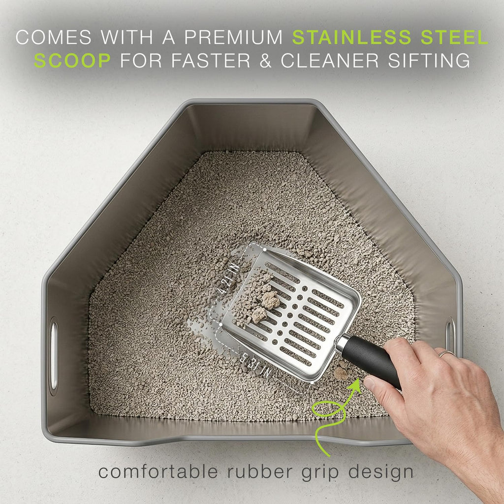 Stainless Steel Cat Litter Box D7135