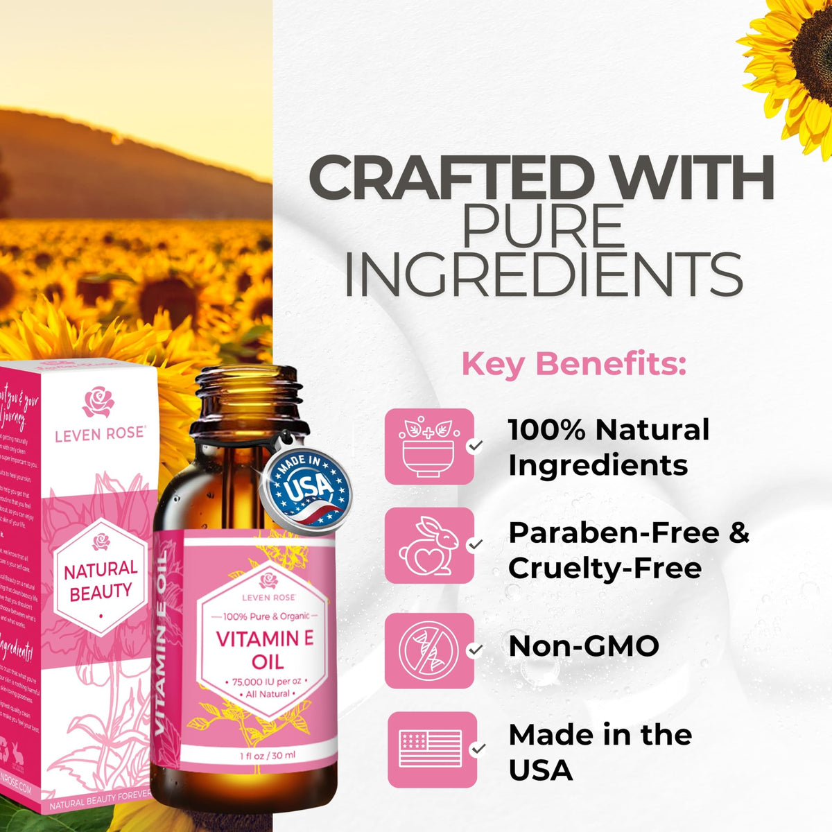 100% Natural Organic Vitamin E Oil 1 oz C55610