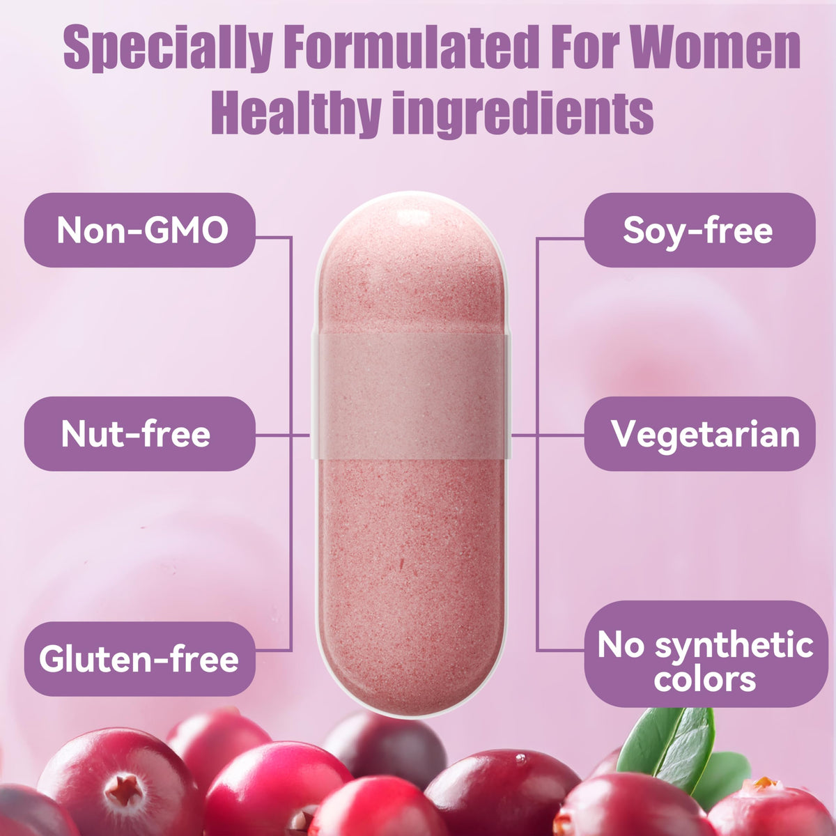 Probiotics for Women with Prebiotics & Lactobacillus Blend 30 Billion CFU, 60 Capsules L35893