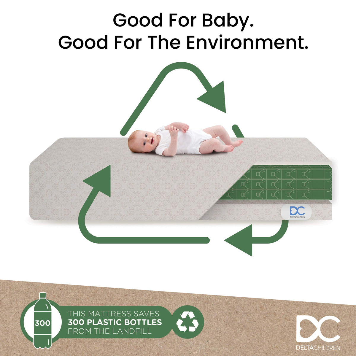 3-Inch Mini Portable Crib Mattress V577999