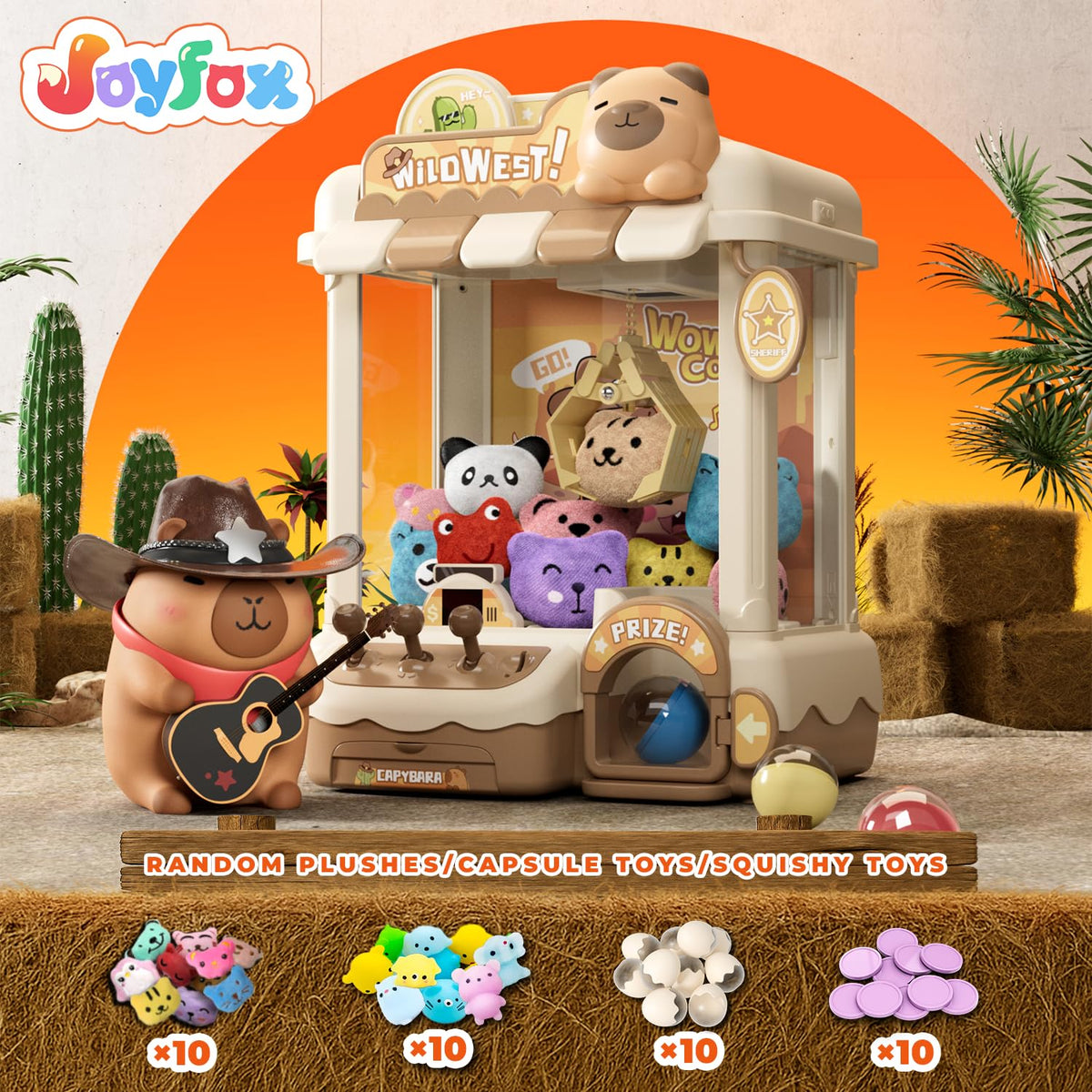 Claw Machine with Plush Toys and Capsules N737