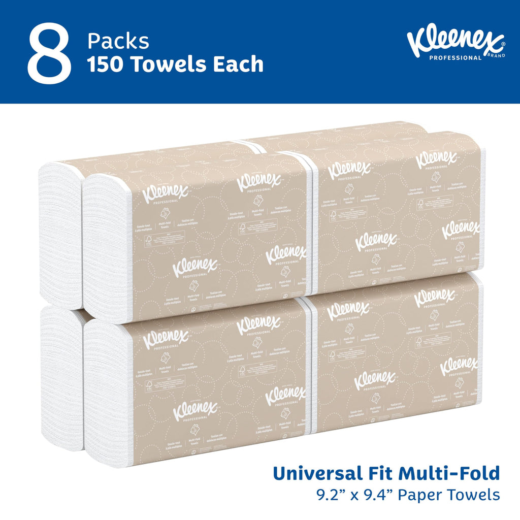 Multifold Paper Towels, 8 x 150 Sheets X20149
