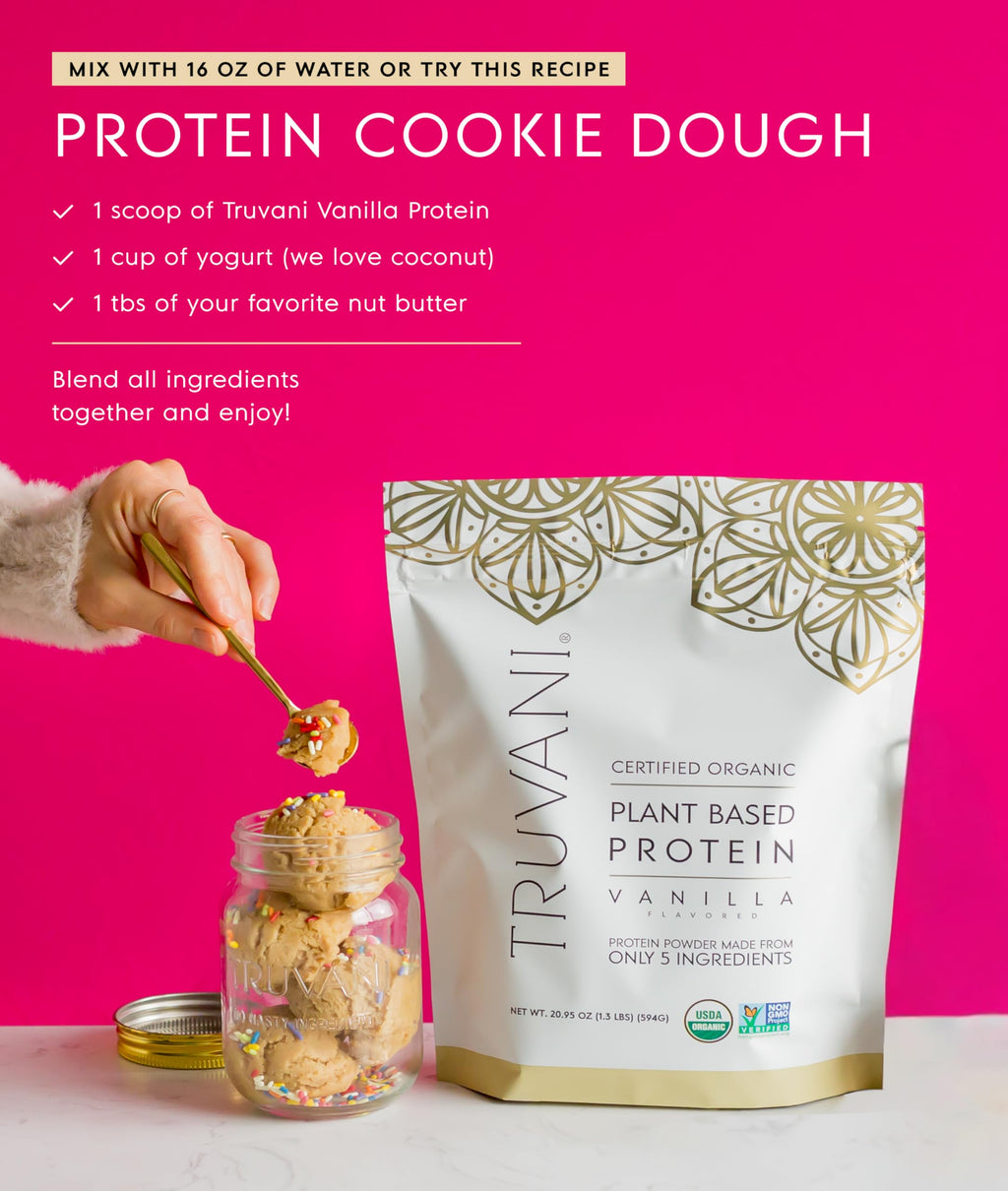 Organic Plant Based Protein Powder Vanilla 18 Servings O22411