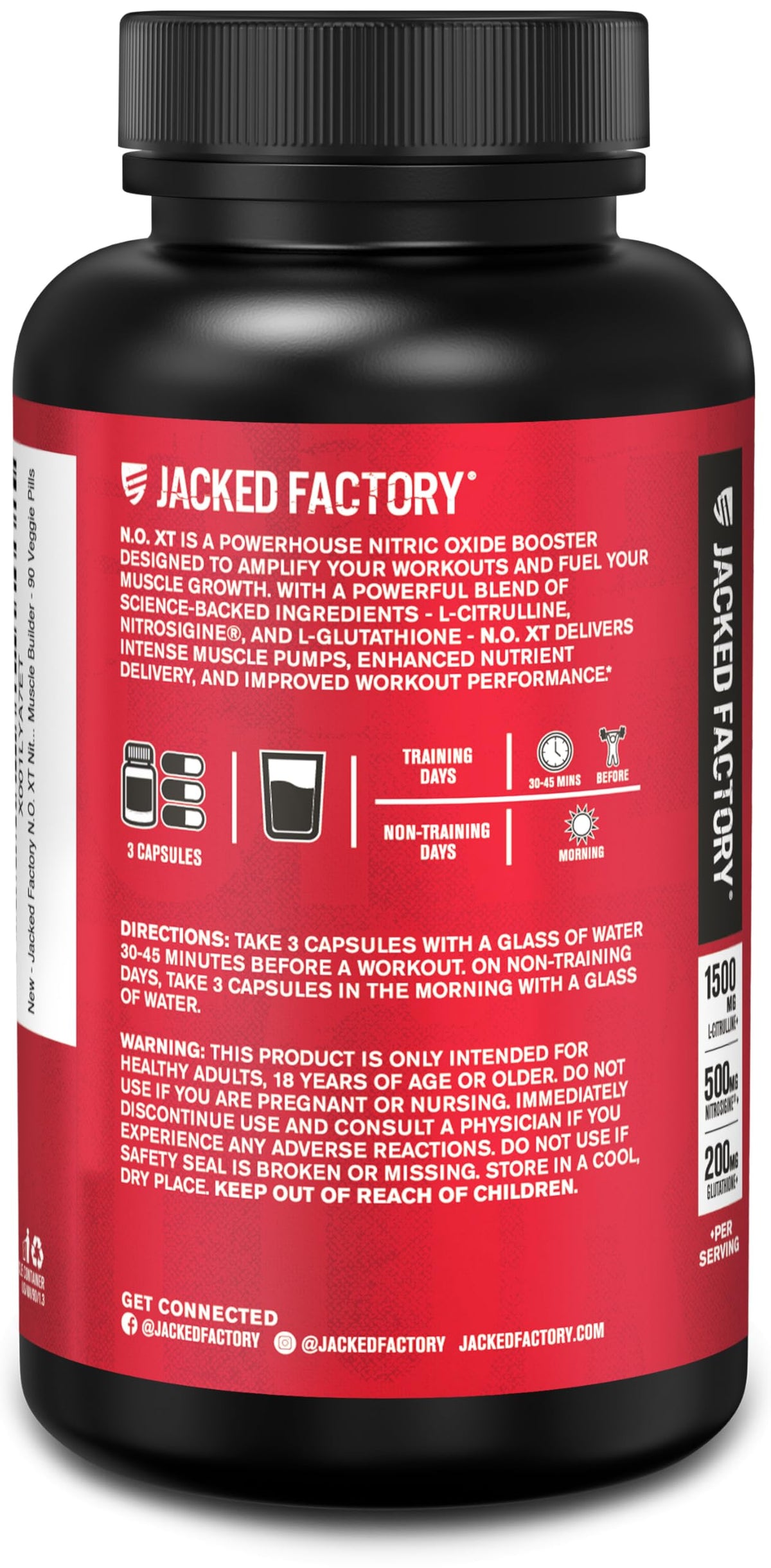 90 Caps Nitric Oxide Supplement K88430