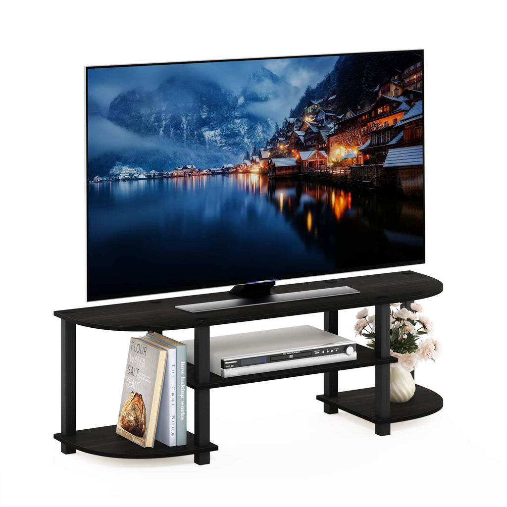 Black 3-Tier TV Stand W9564