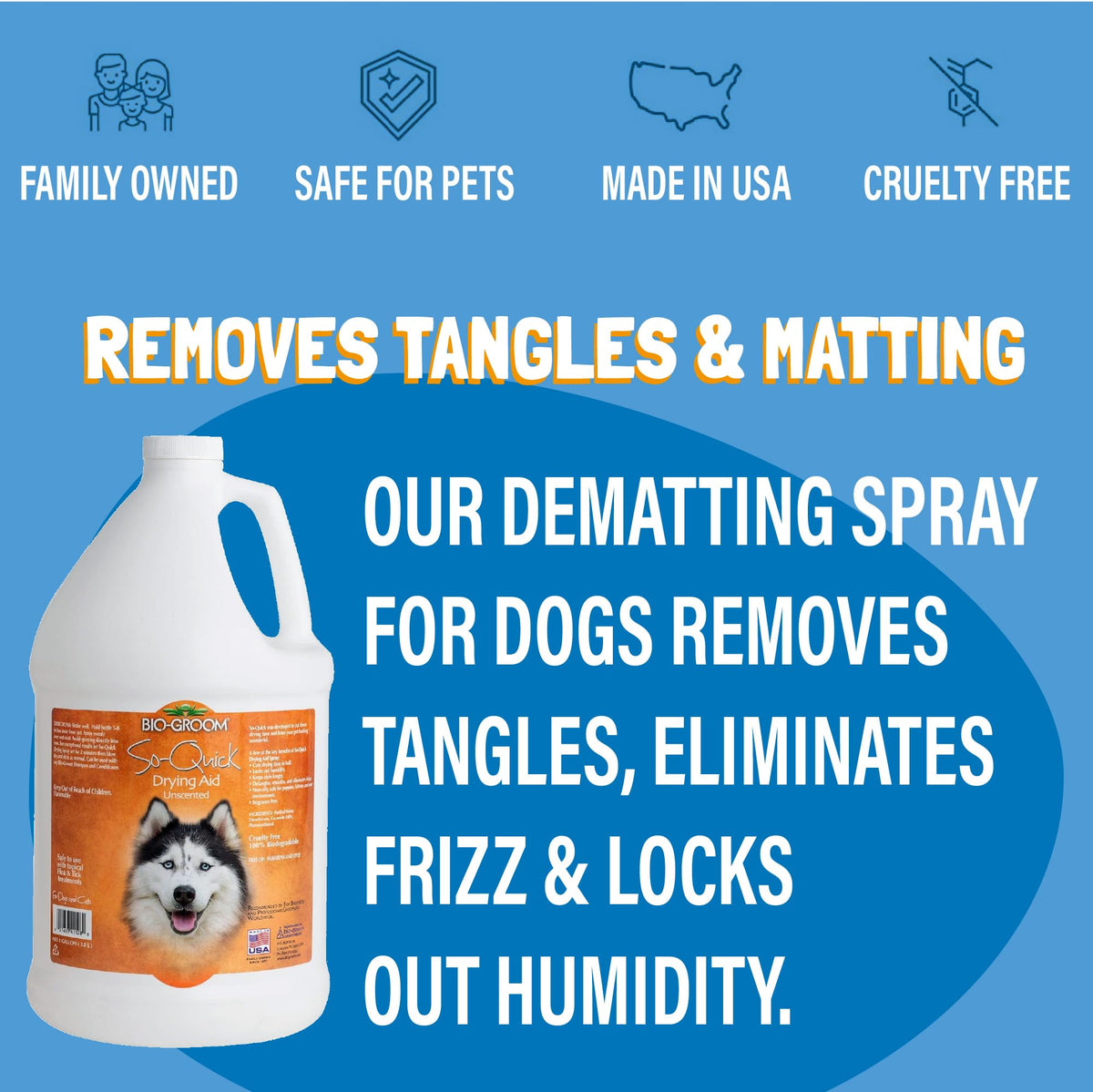 1 Gallon Dog & Cat Detangler S799