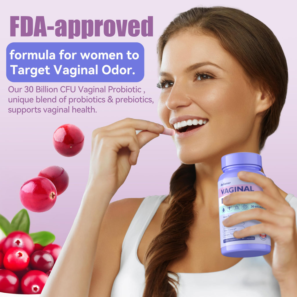 Probiotics for Women with Prebiotics & Lactobacillus Blend 30 Billion CFU, 60 Capsules L35893