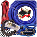 1/0 Gauge Amplifier Wiring Kit with 17 ft Power Wire E71102