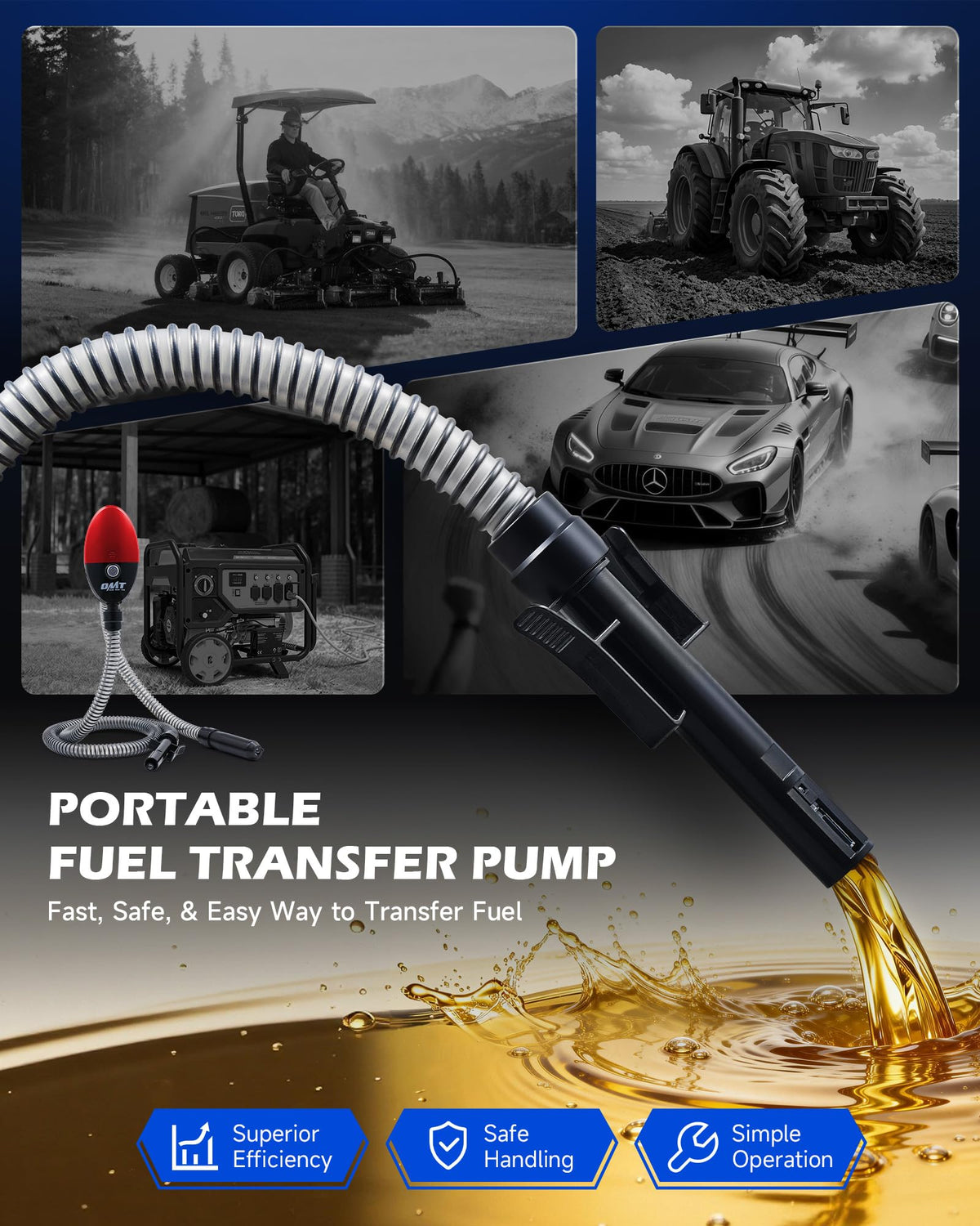 Electric Fuel Transfer Pump 3.2GPM T1156