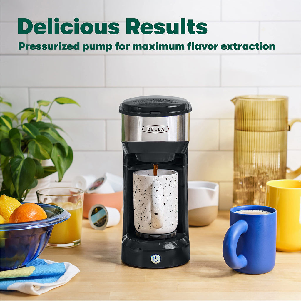 Black Single Serve Coffee Maker S399