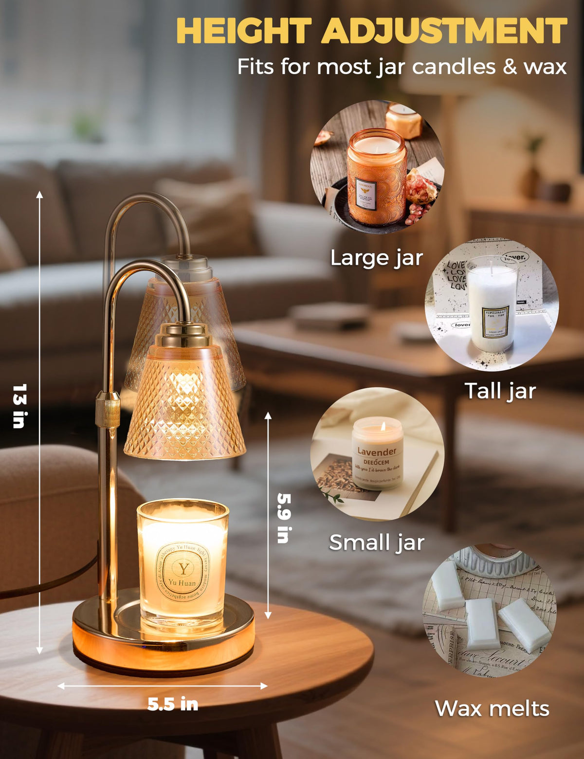 Candle Warmer Lamp with Timer T988