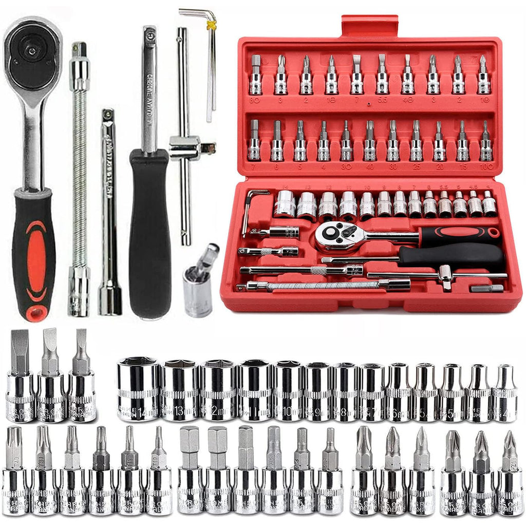 1/4 in. Drive Ratchet Socket Wrench Set P9607