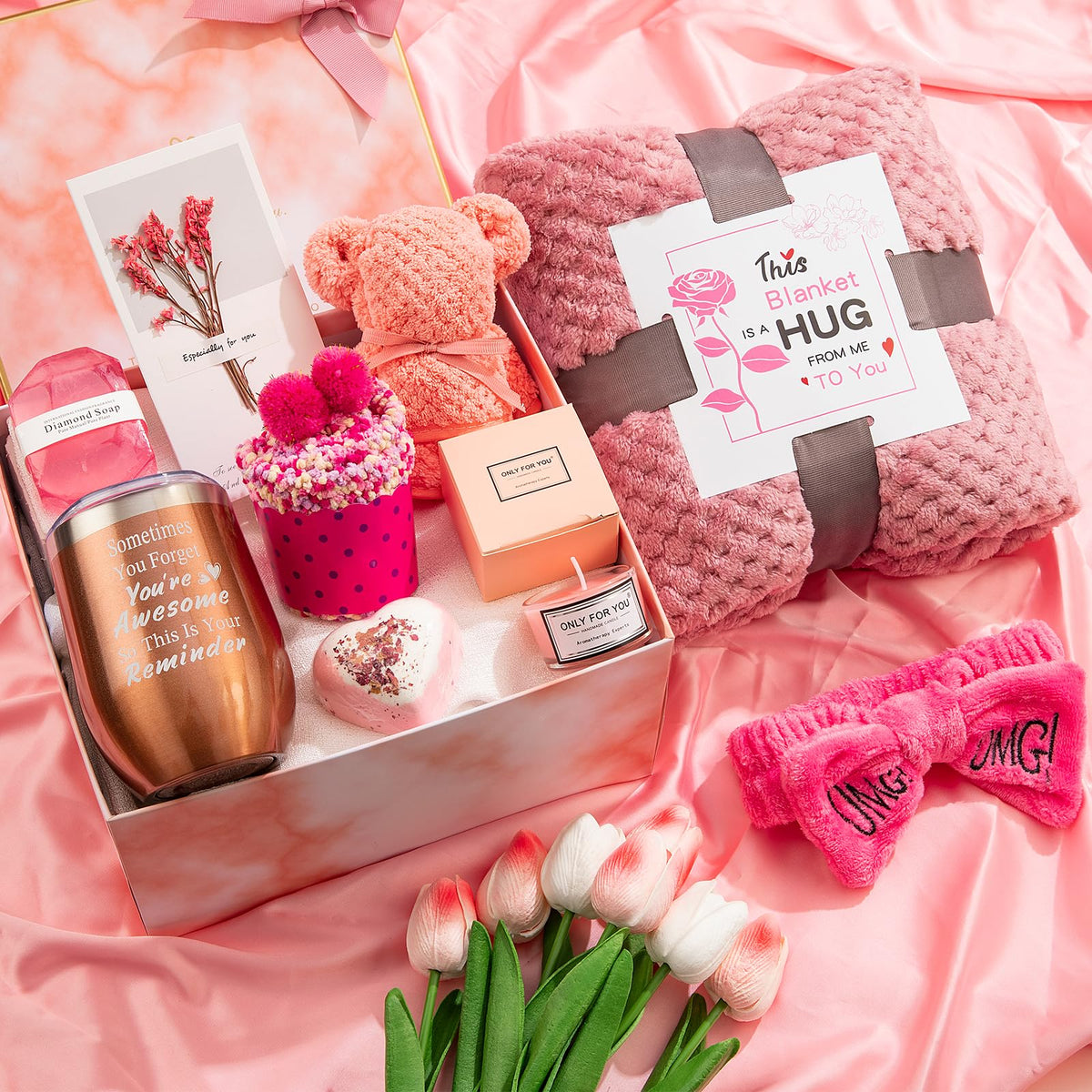Self Care Gift Set with Blanket S94150
