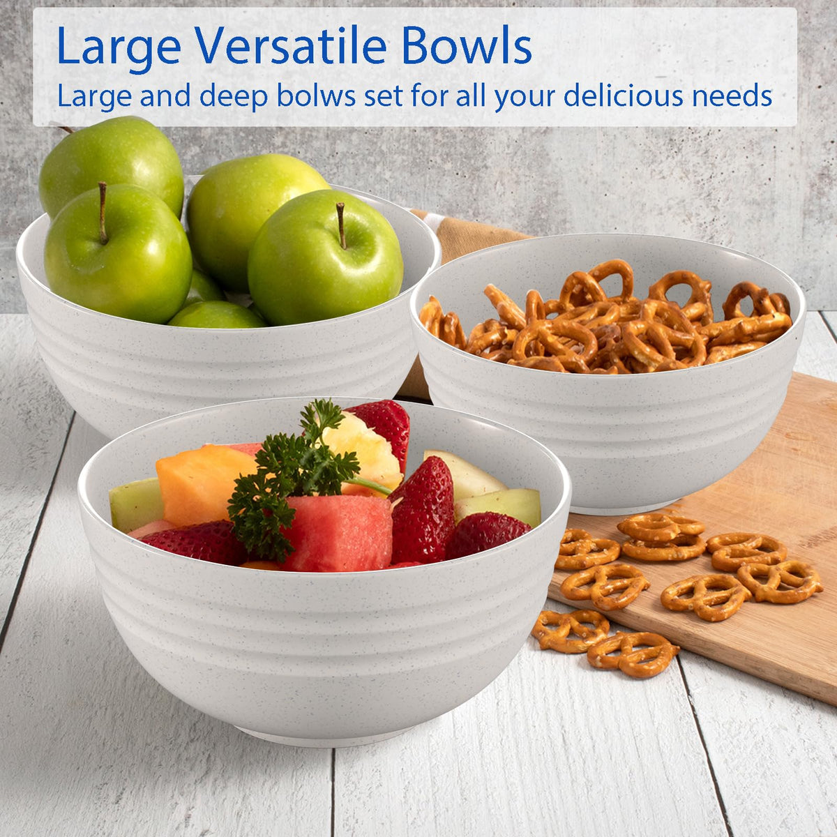 34 Oz BPA-Free Soup Bowls Set of 6 P440645