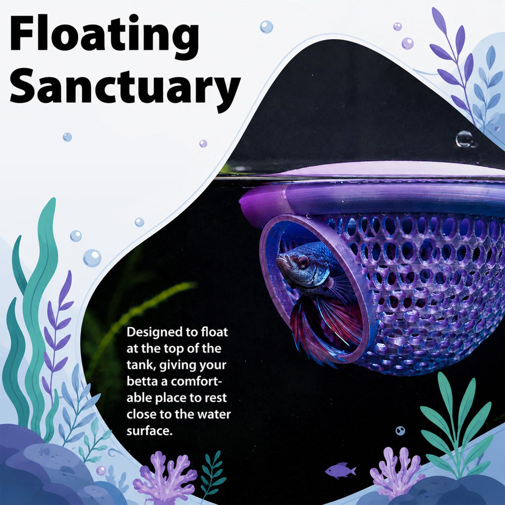 2 PCS Betta Hammock & Shrimp Shelter B964800