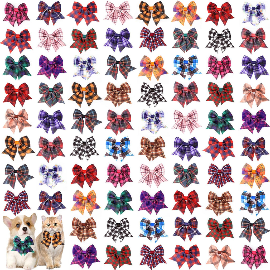 80pcs Adjustable Dog Bow Ties M950351