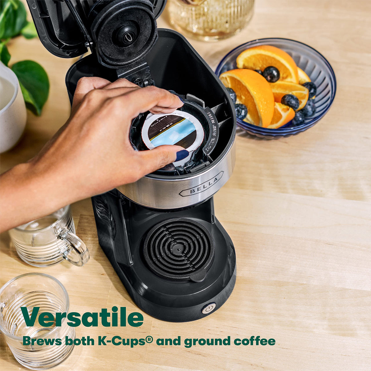 Black Single Serve Coffee Maker S399